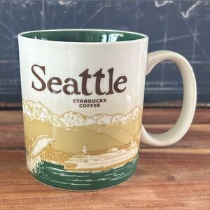Seattle Starbucks Icon Coffee Mug Puget Sound 2011 16oz